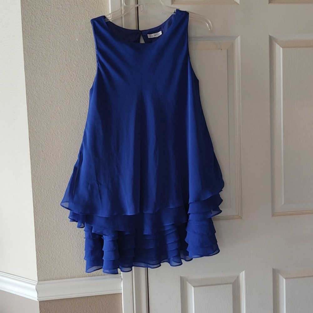 co.lette size small Saphire blue dress